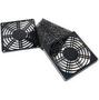 Imagem de Kit grade plástica para ventilador 80x80mm com filtro ff-80 metaltex kit com 10 unidades