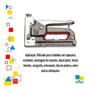 Imagem de Kit Grampeador Alta Pressão Tapeceiro Sofá + Grampos 8mm