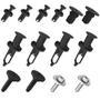 Imagem de Kit Grampos Presilhas Buchas Parafusos Do Parachoque Traseiro Etios Hatch 2012 2013 2014 2015 2016 2017 2018 2019 2020 2021
