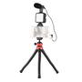 Imagem de Kit Gravação Vlogger Jumpflash 04Lm Microfone, Led, Tripé