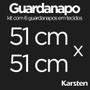 Imagem de Kit Guardanapo de Tecido Karsten 6 Peças Gourmet Granizo