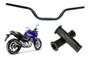 Imagem de Kit Guidão Preto Fosco Manopla Moto Honda Cbx Twister 250 2014 Em Diante