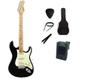 Imagem de Kit Guitarra Tagima Stratocaster T635 Preta