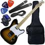 Imagem de Kit Guitarra Waldman GTE-100 Telecaster Sunburst Gx01