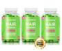 Imagem de Kit Gummy Hair Vitamin Maçã-Verde Com 3Un De 60 Pastilhas