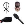 Imagem de Kit Hair Grip + Suporte + Escova + Wig Cap Preta Peruca