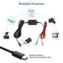 Imagem de Kit Hardwire para Dash Cam - USB Tipo C 12V-24V para 5V com Cabo de 4m