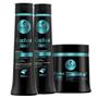Imagem de Kit Haskell Cachos Sim Sh Condicionador E Mascara 500Ml