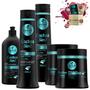 Imagem de Kit Haskell Cachos Sim Shampoo Cond Leave 500g Masc 1kg
