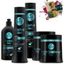 Imagem de Kit Haskell Cachos Sim Shampoo Cond Leave 500g Masc 1kg