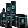 Imagem de Kit Haskell Cachos Sim Shampoo Cond Leave 500g Masc 1kg