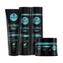 Imagem de Kit Haskell Cachos Sim Shampoo Cond Masc E Creme Gel 300ml