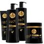 Imagem de Kit Haskell Cavalo Forte Sh Cond 1l Masc 500g Leave in