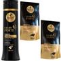 Imagem de Kit Haskell Cavalo Forte Shampoo 300ML  + 2 Refil Shampoo 250