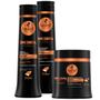 Imagem de Kit Haskell Encorpa Cabelo Shampoo Cond 500ml Masc 500gr