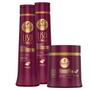 Imagem de Kit Haskell Liso Com Força Sh Cond 500ml Mascara 500g