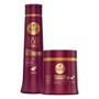 Imagem de Kit Haskell Liso Com Força Shampoo E Mascara 500Ml/G