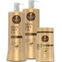 Imagem de Kit Haskell Mandioca Shampoo Condicionador Mascara 1L
