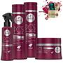 Imagem de Kit Haskell Pos Progressiva Sh Cond Mascara 300g + Leave