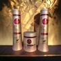 Imagem de Kit Haskell Queratina Shampoo 500ML 1 Condicionador 500ML  1 Mascara 500ML