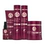 Imagem de Kit Haskell Quina Rosa Sh Cond Masc Leave in e Serum 500ml