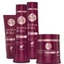 Imagem de Kit Haskell Quina Rosa Sh Cond Mascara 500g + Leave-in 240g