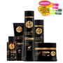 Imagem de Kit Haskell Shampoo 500ml Cond 300ml Máscara 250g  + Leave In + Complexo (Ganhe 1 Mini Cronograma)