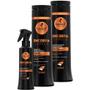 Imagem de Kit Haskell Shampoo Condicionador Encorpa 300ml + Fluido