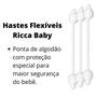 Imagem de Kit Hastes Flexíveis Ricca Baby Com Ponta de Algodão Cód. 3245 C/6