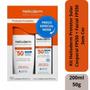 Imagem de Kit Helioderm Protetor Solar Corporal FPS50 200mL + Facial FPS50 Sem Cor 50g