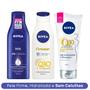 Imagem de Kit Hidratação Corporal: Hidratante Milk 200ml + Loção Firmador Q10 200ml + Hidratante Gel Anticelulite 200g Nivea