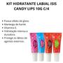 Imagem de Kit Hidratante Labial Isis Candy Lips 10g C/4