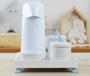 Imagem de Kit Higiene Bebê K012 Moderno Térmica Banho Porcelana Bandeja Espelho Urso Cavalo Azul