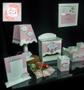 Imagem de Kit Higiene bebê Mdf 10 peças - CHUVA DE AMOR ROSA BB