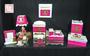 Imagem de Kit Higiene bebê Mdf 10 peças - ROSA PINK COM BOLINHAS DE URSINHA