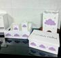 Imagem de kit higiene bebe mdf decorado 8pçs - NUVEM LILAS