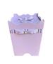 Imagem de Kit higiene bebê mdf lilás decorado menina - passa fita - 7 peças