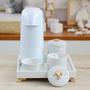 Imagem de Kit Higiene Bebê Menino Menina K012 Moderno Térmica Banho Porcelana Bandeja Dourado