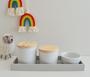 Imagem de Kit Higiene Bebê Porcelana K043 Bandeja Colorida Menino Menina Maternidade