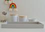 Imagem de Kit Higiene Bebê Porcelana K043 Bandeja Colorida Menino Menina Maternidade