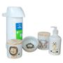 Imagem de Kit higiene bebê safari 5 Pçs-Garrafa 500ml Pressão TP Pinus