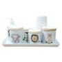 Imagem de Kit higiene bebê Safari 7 peças - Pçs Porcelana TP Pinus