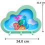 Imagem de Kit Higiene Dino Baby Juntos + Cabideiro Infantil Nuvem