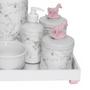 Imagem de Kit Higiene Espelhado Porcelanas Térmica Cavalinho Rosa Bebê