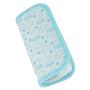 Imagem de Kit Higiene Estojo Necessaire mais 5 Pçs Masculino Tesoura Escova Pente Cortador Unha Lixa Unha Azul
