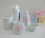 Imagem de Kit Higiene Laço Porcelana Decora Bebê Térmica Rosa K084