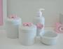 Imagem de Kit Higiene Porcelana Bebê Bandeja Banho Quarto K016 Laço