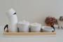 Imagem de Kit Higiene Porcelana Bebê Pinus Faixa Rose Colorida C/alça K158