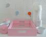 Imagem de Kit Higiene Porcelana Bebê Rosa Moderno Banho Térmica Quarto K064