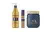 Imagem de Kit Hobety Banho De Ouro Shampoo + Mascara + Fios De Ouro